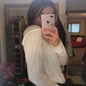 WHITE NIKE LONGSLEEVE